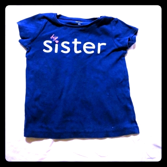 Carter's Big Sister 4T Shirt - Picture 1 of 3